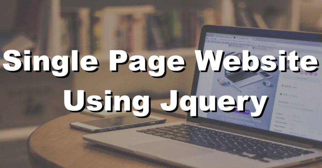 customer demanding single page website why dont make best of it using jquery