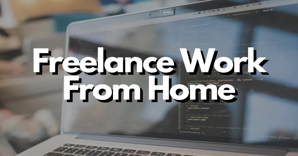 freelance work from home